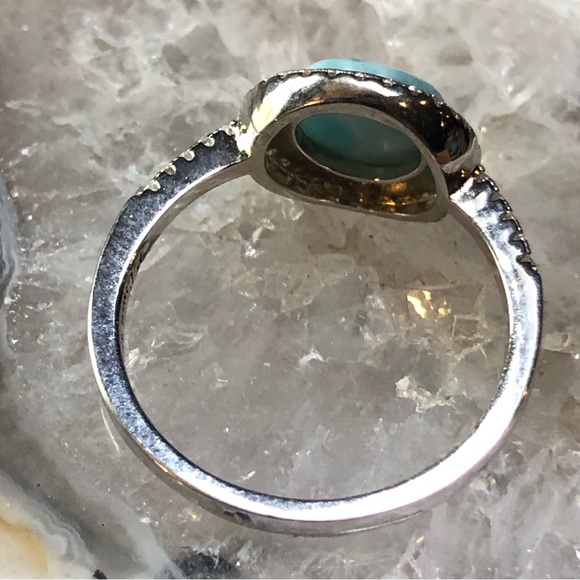 Larimar Sterling Silver Ring - Picture 7 of 12
